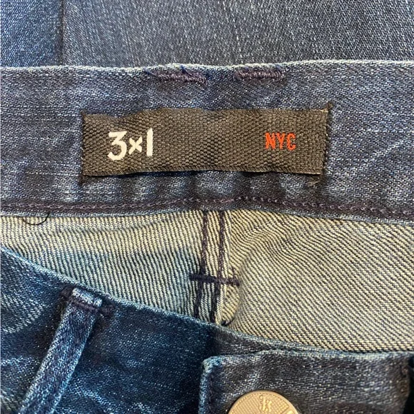3x1 Mens M5 Slim Selvedge Jean Wythe NWT - Picture 5 of 7